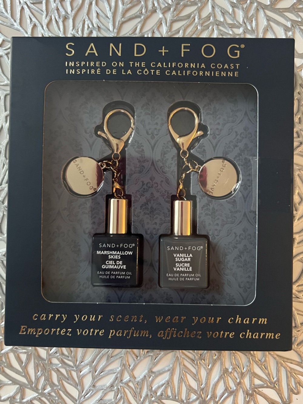 Sand + Fog charm set